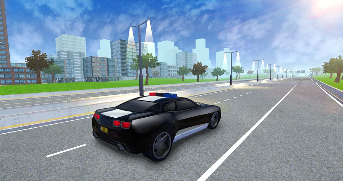 Screenshot of 驾校的3D公路路