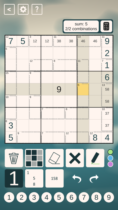 Killer Sudoku CTC游戏截图