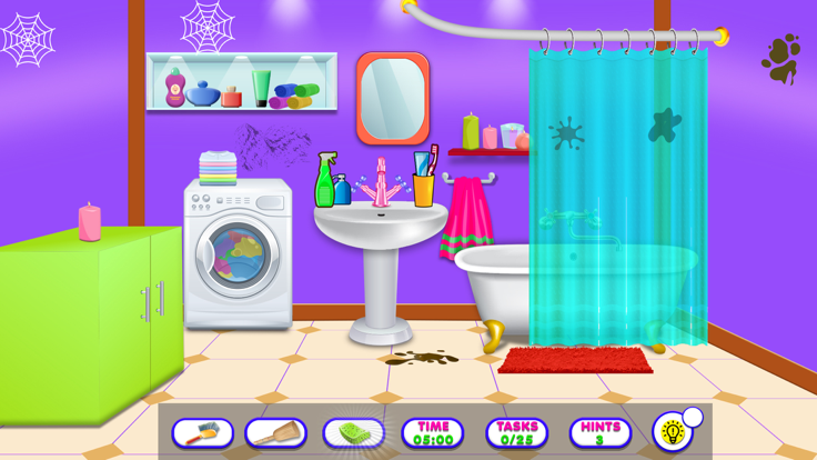 Doll House Cleanup Design Game游戏截图