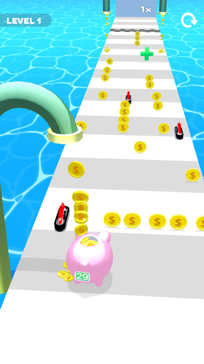 Piggy Bank Run 3D游戏截图