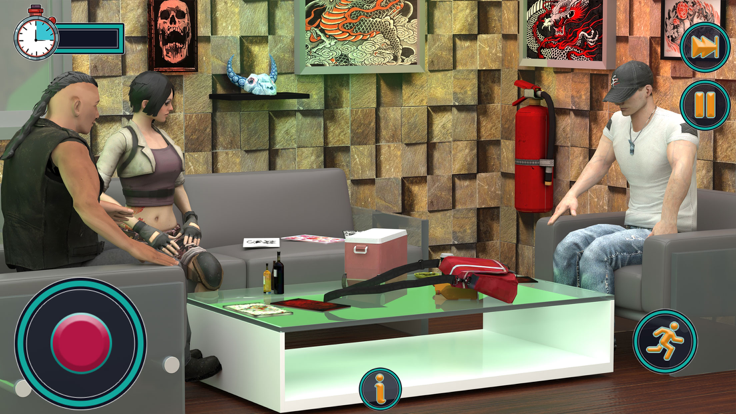 纹身人体设计-水墨艺术模拟游戏截图