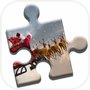 Santa and the Reindeers Puzzleicon