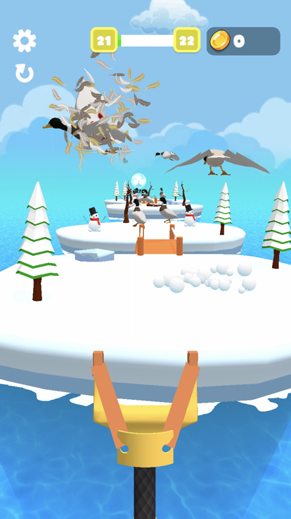 Slingshot 3D - Bird Hunt游戏截图