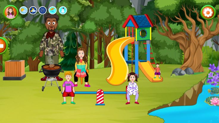 我的野生动物小镇露营游戏游戏截图