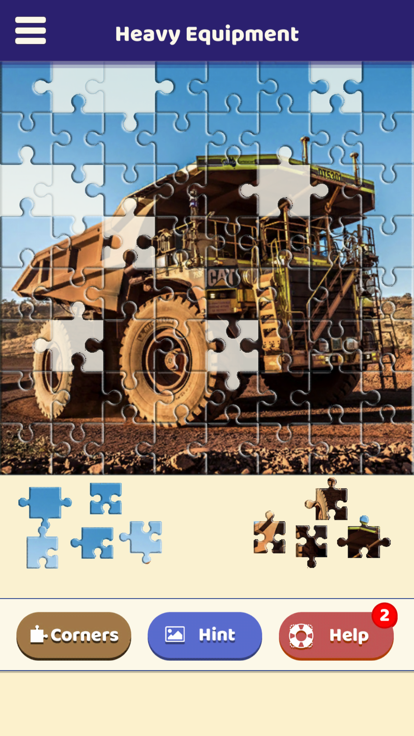 Heavy Equipment Puzzle游戏截图