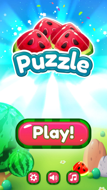 Watermelon Puzzle: Fruit Match游戏截图