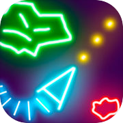Glow Asteroids Shooter