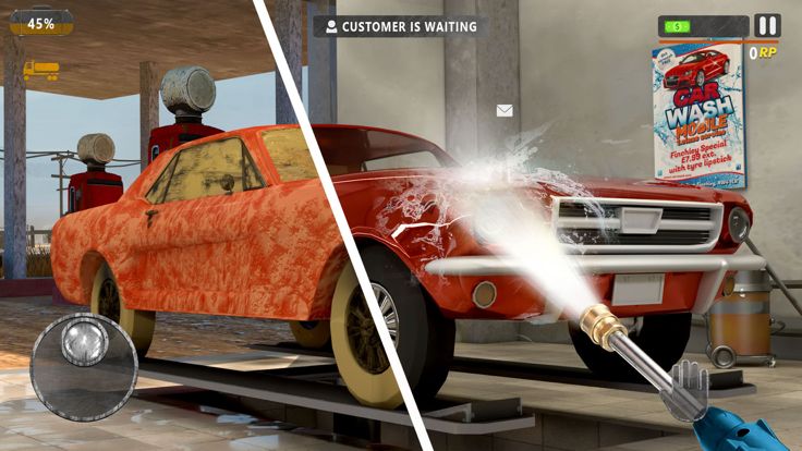 加油站模拟器 和 机械师 模拟器: 经营类 大亨 游戏游戏截图