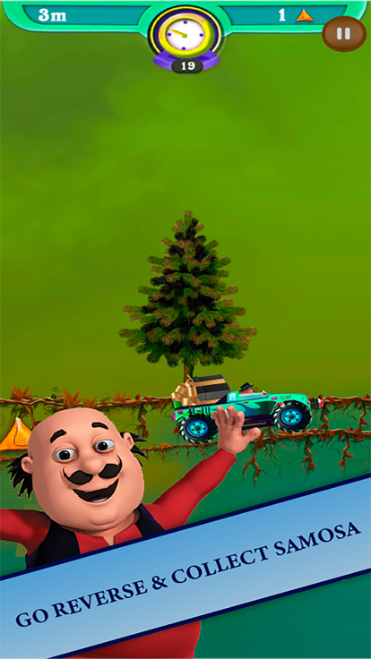 Motu Patlu Hill Racing Game游戏截图