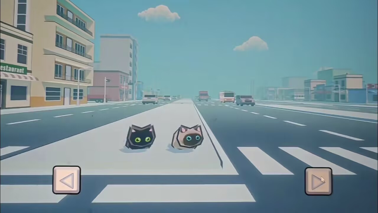 小猫过马路游戏截图