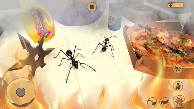 闲置 火灾 蚂蚁 错误 模拟器游戏截图