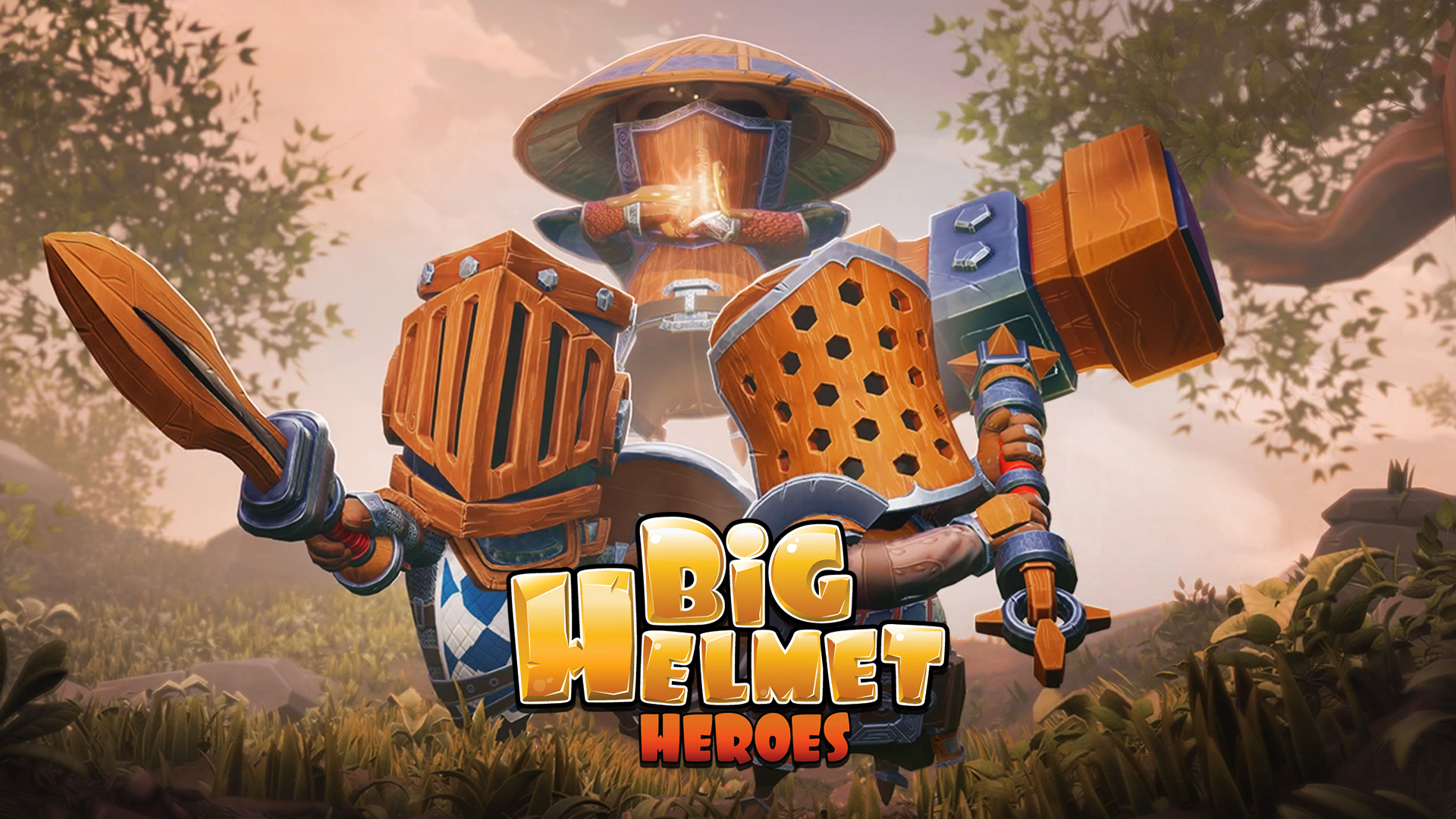 Big Helmet Heroes: PVP Arena游戏截图