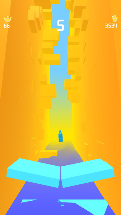 跳一跳小游戏 - 果冻方块弹一弹游戏截图