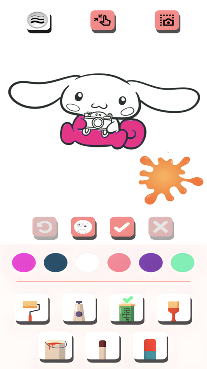 Cinnamoroll Coloring & Runner游戏截图