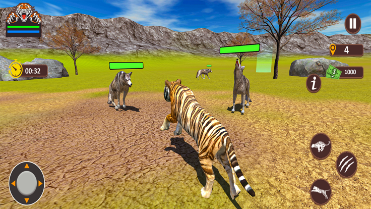 Tiger Simulator Wild Animal 3D游戏截图