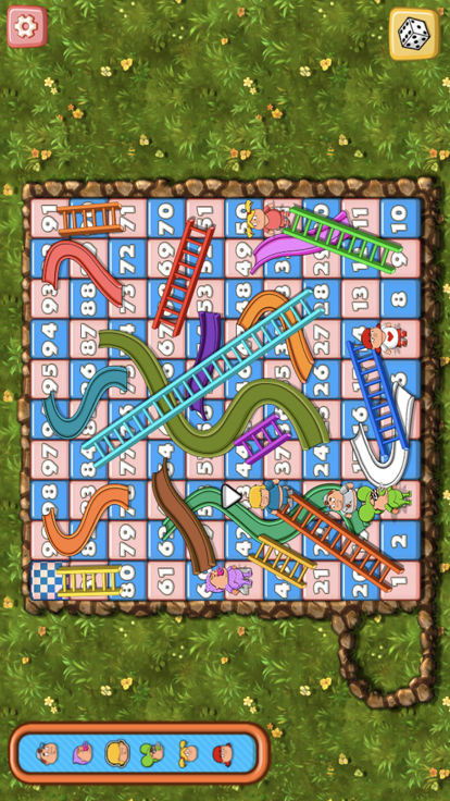 蛇梯棋摇骰子飞行棋游戏截图