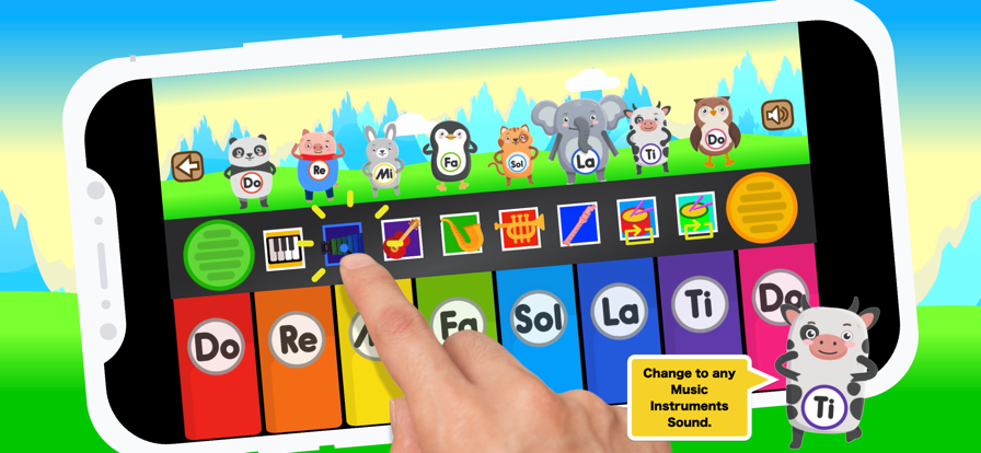 鋼琴 和 动物的声音 學音樂游戏截图