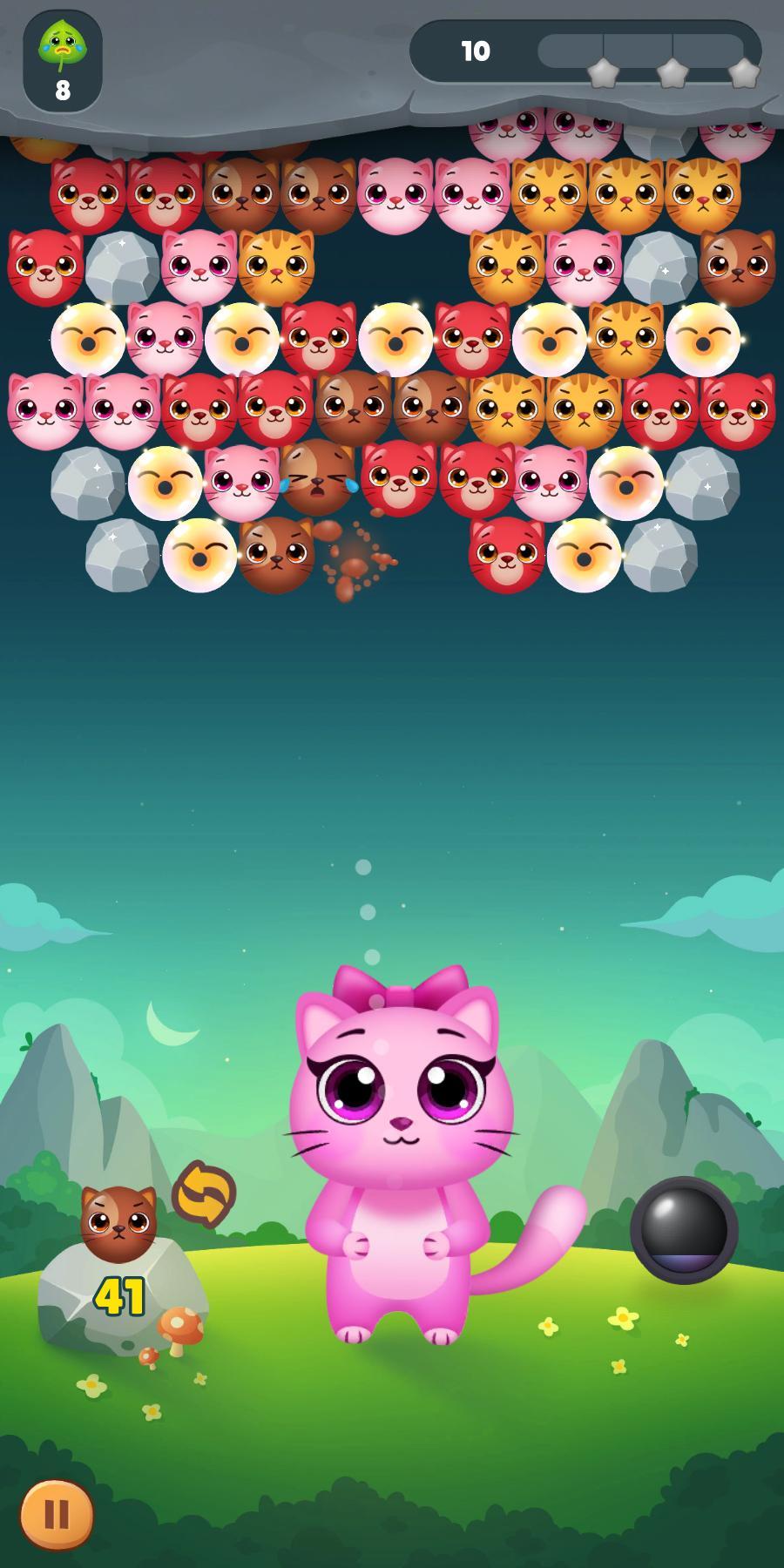 Bubble Shooter Cat Free Pink Cat Game 2019 Pre Register Download Taptap - pink dollhouse games map for mcpe roblox ed android download taptap