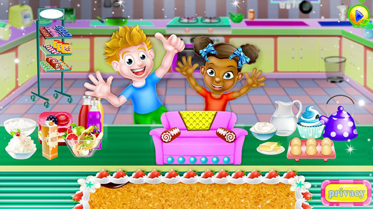 Princess Doll Chocolate Cake游戏截图