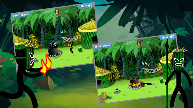 火柴人食人族游戏截图