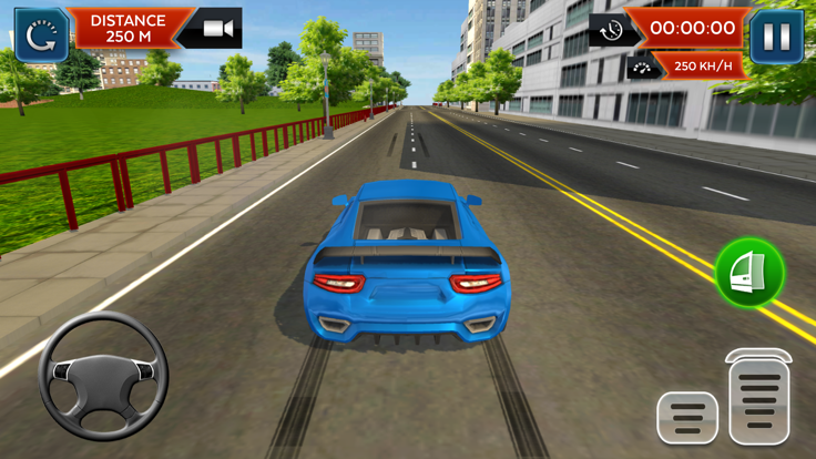 Real Car Driving School Sim 3D游戏截图