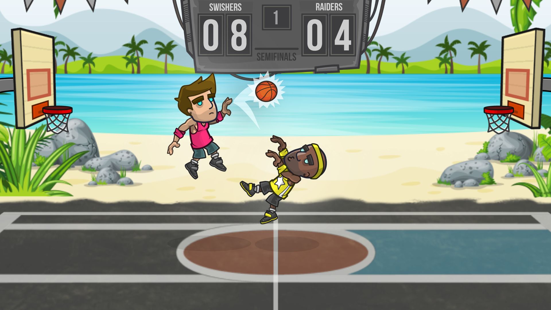 Screenshot of Basketball Battle