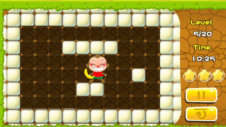 猴子数数吃香蕉-益智智力关卡游戏游戏截图