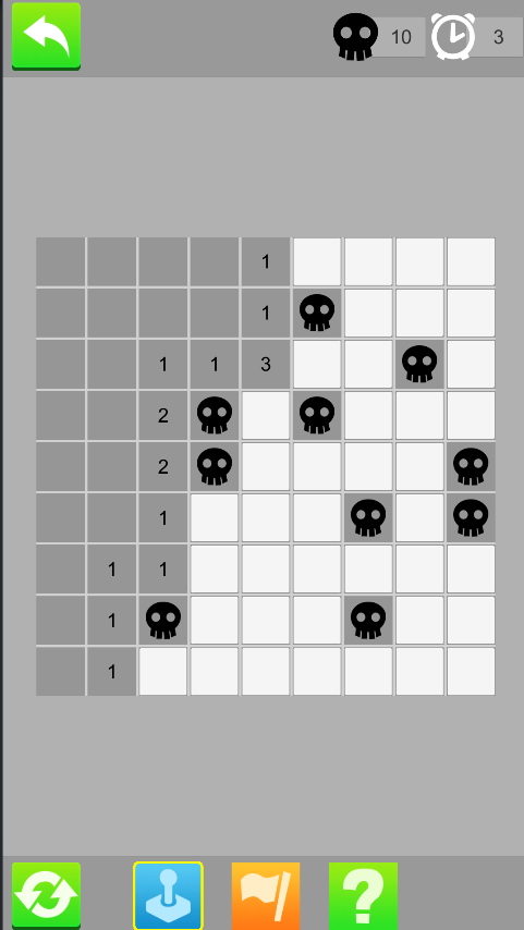 简易扫雷游戏截图