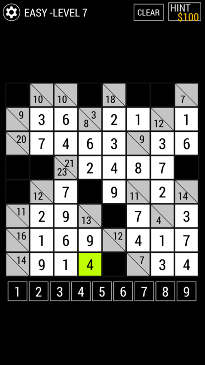 Kakuro Puzzle游戏截图
