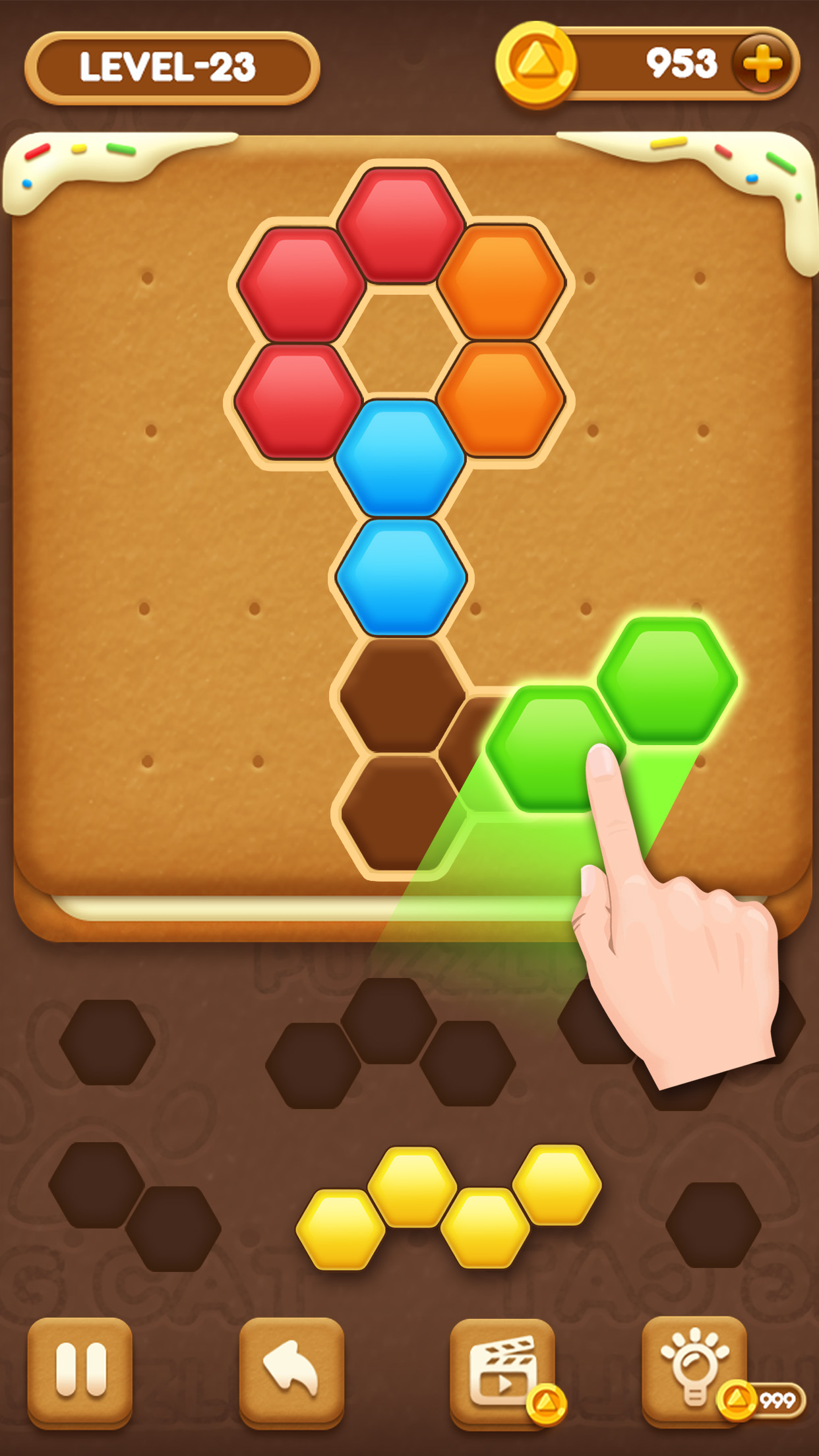 Cookie Puzzle: Hexa（测试版）游戏截图