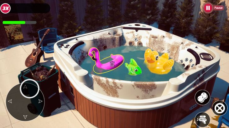 Pool Cleaning Simulator 2023游戏截图