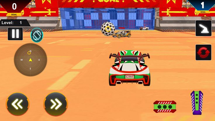 Flying Car Soccer Game游戏截图