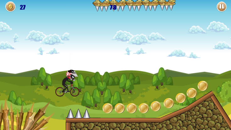 BMX Stickman Race - eXtreme Freestyle Racing & Crazy Stunts Games游戏截图