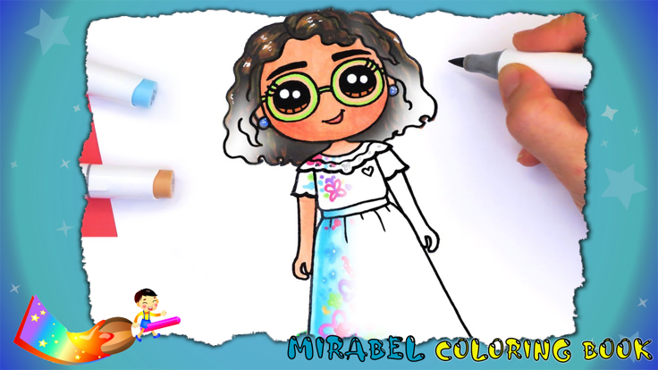 Mirabel Coloring Book游戏截图