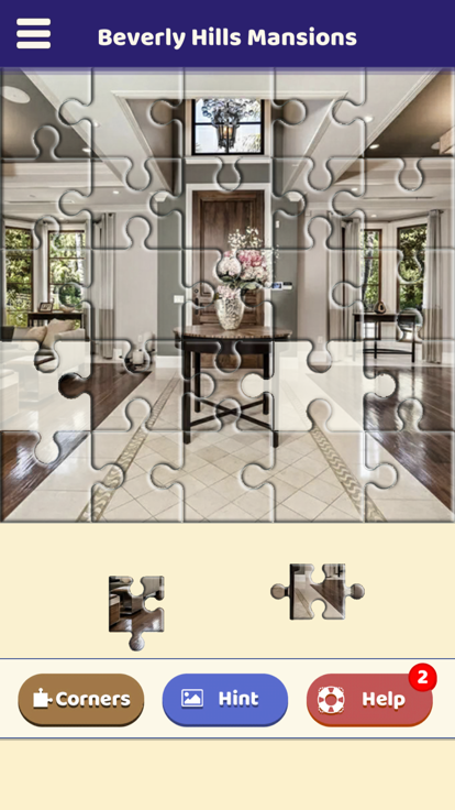 Beverly Hills Mansions Puzzle游戏截图