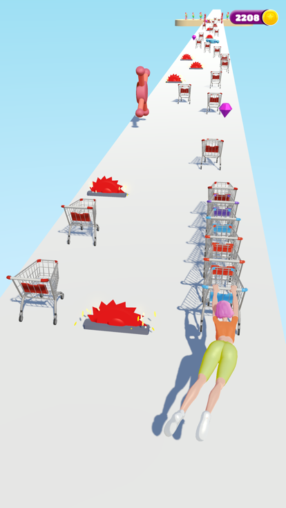 Grocery Cart Run游戏截图