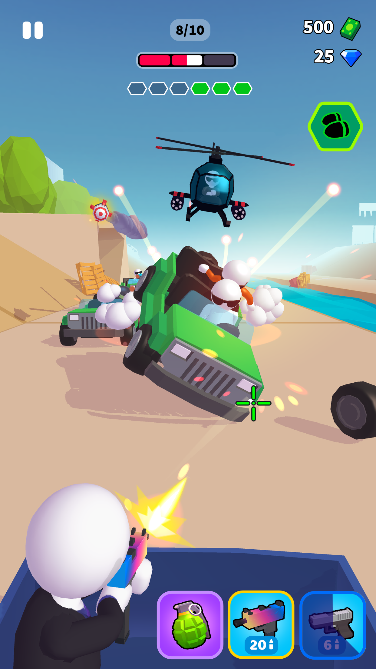 Rage Road - Car Shooting Game游戏截图