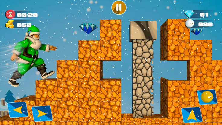 圣诞节圣诞老人运行游戏2017游戏截图