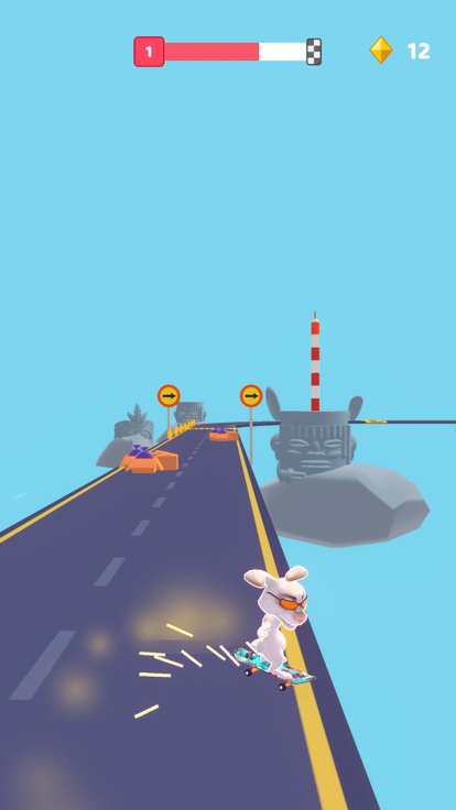 Bunny Skate游戏截图