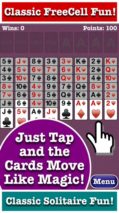 Totally FreeCell Solitaire!游戏截图