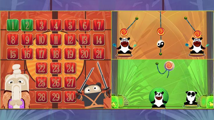 Feed the Panda: Rope Puzzle游戏截图
