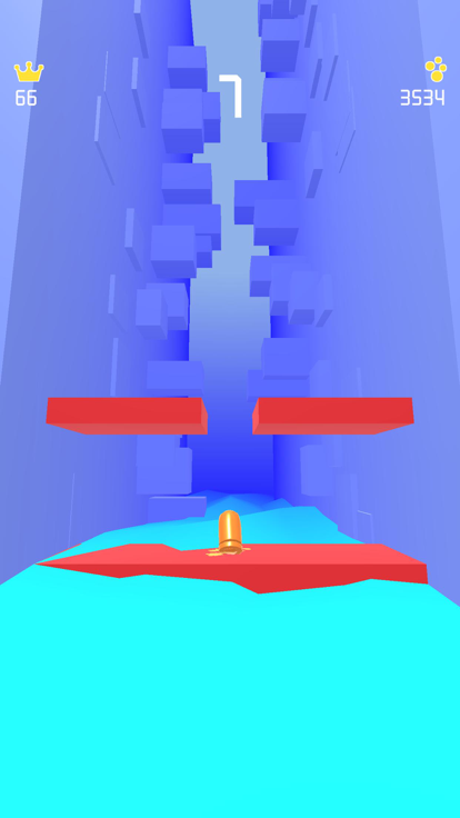 跳一跳小游戏 - 果冻方块弹一弹游戏截图