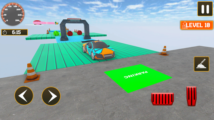Mega Stunt Car Parking 3d Game游戏截图