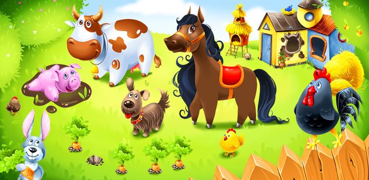 Kids Animal Farm Toddler Games游戏截图