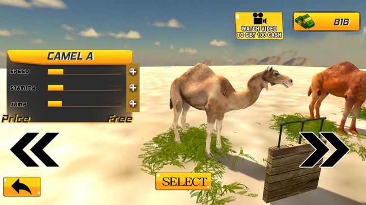 沙漠 国王 骆驼 种族游戏截图