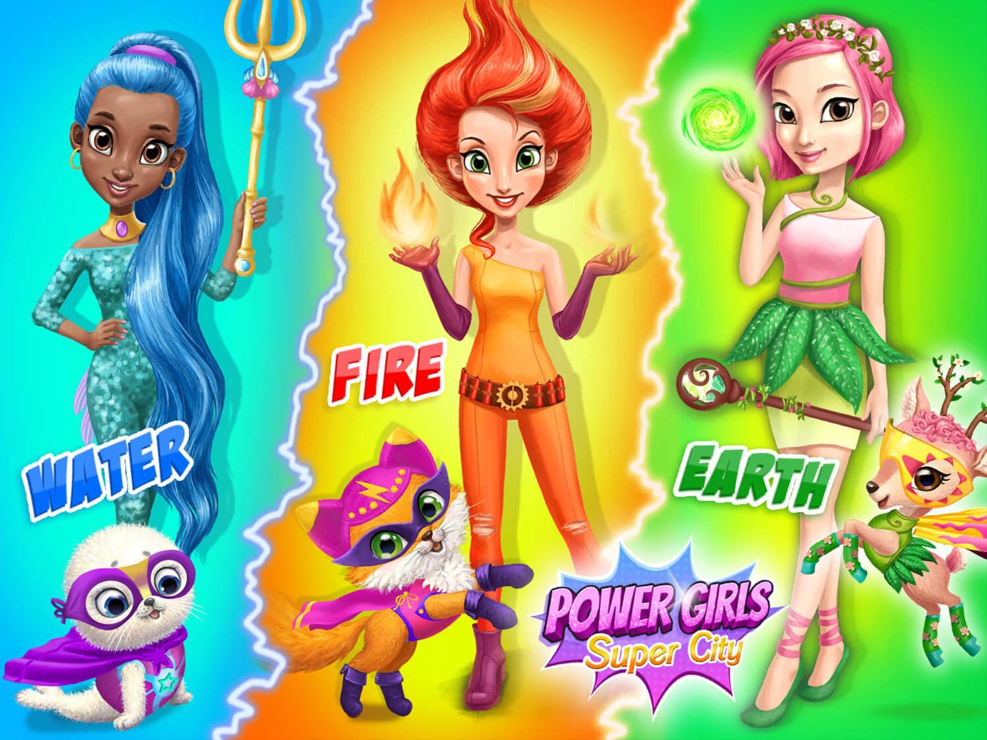 Screenshot of Power Girls Super City