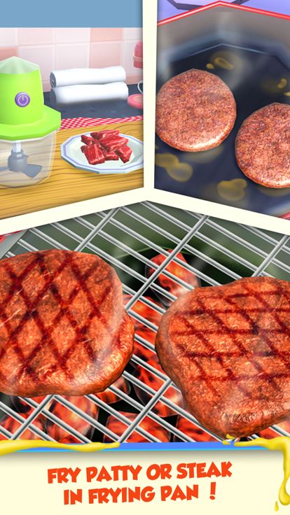 Burger Maker-Kids Cooking Game游戏截图