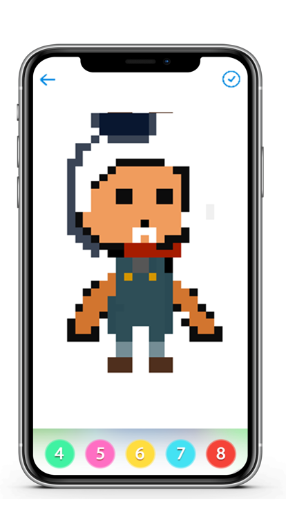 Toca Life Coloring Number游戏截图