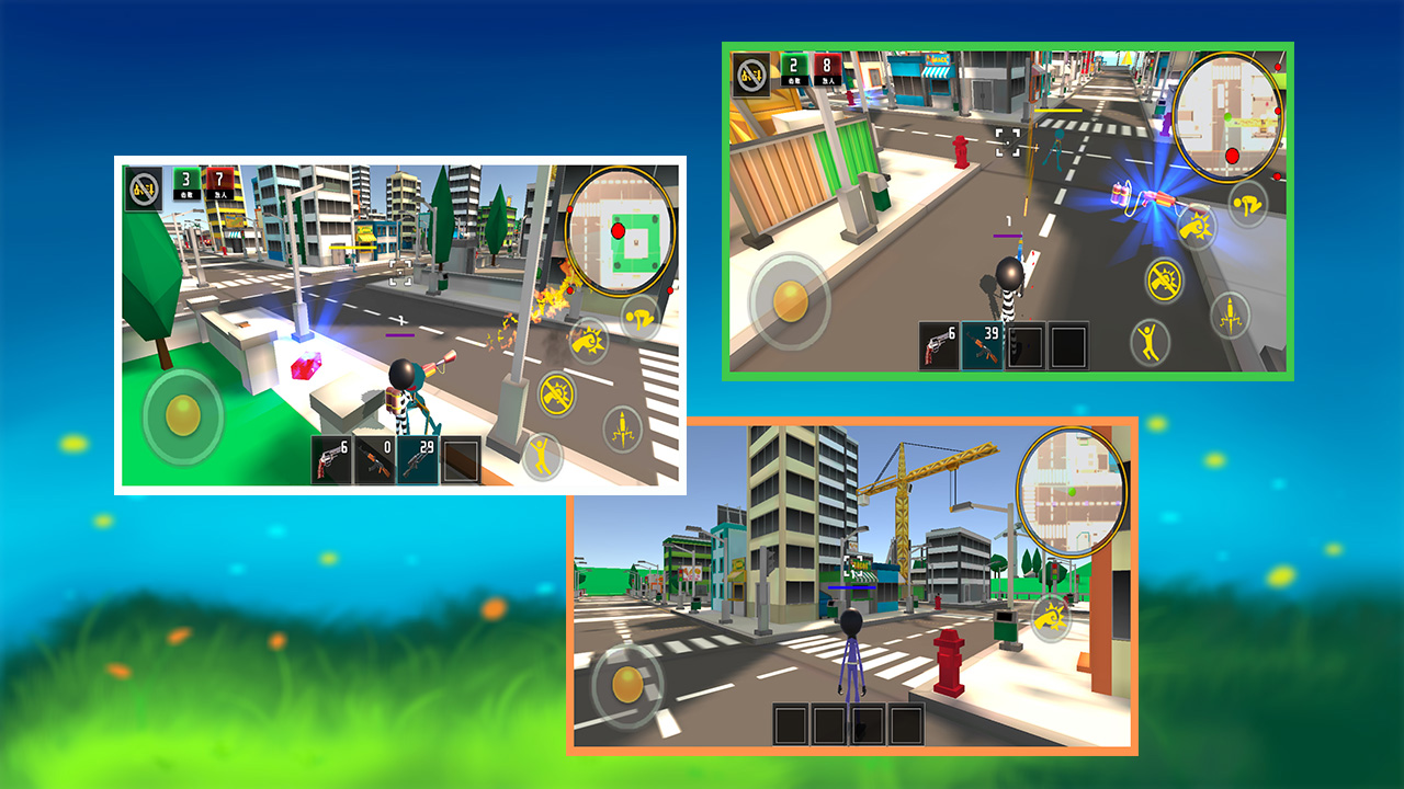 火柴人城市激斗游戏截图