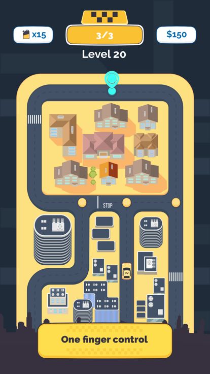 Taxi Town: Arcade Funny Game游戏截图